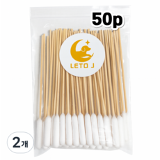 LETOJ 다용도 왕면봉, 2개, 50개입