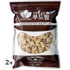 푸드팜 호두 캘리포니아, 500g, 2개