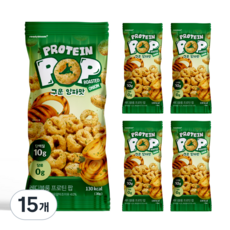 레디블룸 프로틴 팝 구운양파맛 글루텐프리 당류제로 단백질 과자, 15개, 30g