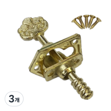 드림공간 사시꼬미 평 옛 창문 걸고리 문꽂이 목문 창틀용 꽂이쇠, 3개