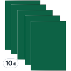 다한진 컬러 포맥스판 A3(297mm420mm*3T) 두께3mm 교재용 미술용 DIY용, 10개, 녹색