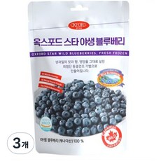 캐나다100% 옥스포드 야생블루베리 동결건조 과일칩 30g, 3개