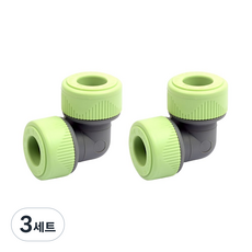 JG철물스토어 (정품) 국산 PB에이콘 ISO규격품 iso전용 엘보 ㄱ자 20A 2개, 3세트