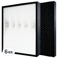 TSI 위닉스 공기청정기 타워XQ 호환 세트, CAF-E0S4 / CAF-M0S1