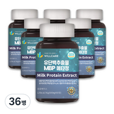 윌케어 유단백추출물 MBP 메타정 600mg x 60정, 36개