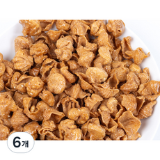 [입안에서 사르르] 20년전통 뻥튀기곡물나라 소라과자 고소한 추억의 간식 바삭한 소라모양 스낵 부모님 간식 추천, 6개, 190g