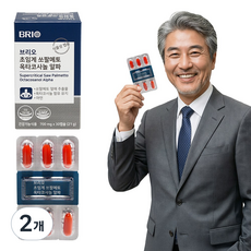 브리오 초임계 쏘팔메토 옥타코사놀 알파 / 남성 전립선 건강 지구력 증진 / 소팔메토 아연 영양제 식물성 캡슐, 30정, 2개