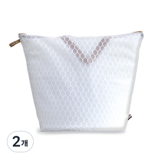 문스앤 항균 무형광 벌집 2중 메쉬 프리미엄 가방형 세탁망 빨래방 세탁망, 가방형_머스타드, 1개