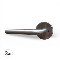 스텐 방문손잡이 욕실 화장실 침실용 녹슬지않는 스테인레스 손잡이, 3개