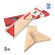 [KC인증] JL매직 두뇌 개발 블럭 100가지 모양 만들기 두뇌 개발 트레이닝 창의력 향상 놀이, 원목, 5개