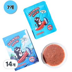 이루앙 고양이 습식사료 파우치 간식 면역력, 14개, 70g, 참치