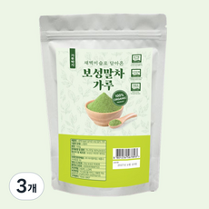 가루박사 보성 말차가루 유기농 100% 지퍼백, 3개, 1개입, 100g