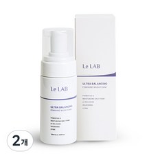 르랩 여성청결제 미산성 Y존케어 유산균 폼타입, 2개, 100ml