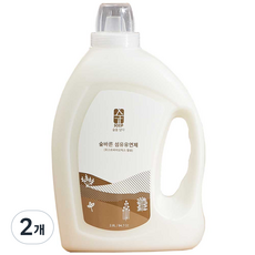 숲바른 아기 유아 대용량 섬유유연제, 2개, 2.8L
