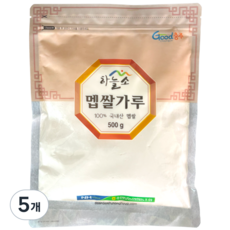 수안보농협 국산 멥쌀가루, 5개, 500g