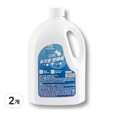 리클린 초강력 씽크대 유분용해제 유지방 분해제, 2개, 2.5L