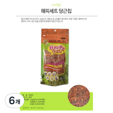 PSP 해피세트 한국과일칩 소동물 간식, 6개, 70g
