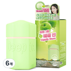 [딥트3일] 본사직영 애플번 다이어트 보조제 풋사과 250배 농축 다이어트 11중기능성 30정 1박스, 6개