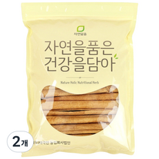 자연닮음 2차 선별된 시나몬스틱 1kg 통계피 스틱 막대 뱅쇼 계피 차, 2개, 1개입