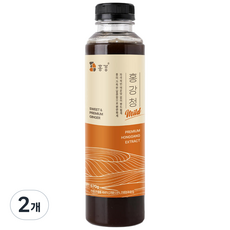 홍강청 마일드 Mild (Sweet) 아이를 위한 프리미엄 수제 생강청 생강차, 2개, 1개입, 570g