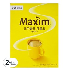맥심 모카골드 마일드 커피믹스, 12g, 250개입, 2박스