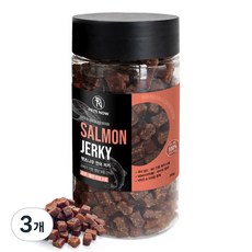 펫츠나우 강아지 간식 져키, 3개, 200g, 연어