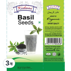 S.N. FOOD 바질씨(BASIL SEED)방글라데시 100G, 3개