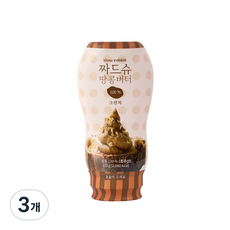 슬로우래빗 짜먹는 땅콩버터 짜드슈 크런치, 330g, 3개