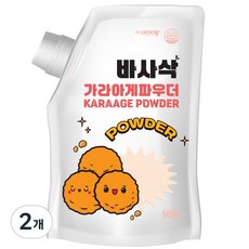 아이엠소스 바사삭 가라아게 파우더 튀김가루, 2개, 500g