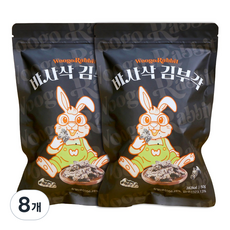 우고래빗 남원 수제 찹쌀 바사삭 김부각, 8개, 50g