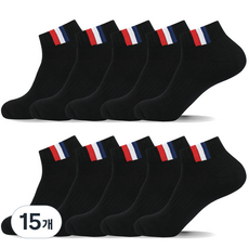 메가양말 5켤레 올라운드 골프 이중바닥 쿠션 스포츠 단목 운동양말 국산고품질, 15개, 블랙