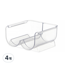 씨앤초이스 텀블러 정리대 수납 물병 보틀 보관함 와인랙 거치대 1구 2구 3구 칸막이 주방 정리용품, 2칸, 4개