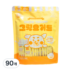 펫라벨 그릭요거트 강아지간식 장건강 90개입 (12g x 90ea) 츄르, 12g, 90개
