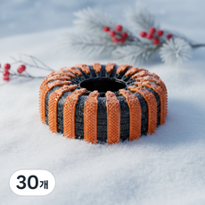 초간편 케이블타이 스노우체인 눈길 미끄럼방지 응급용 차량체인, 30개