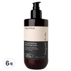 페라 향 좋은 남성 남자 로션 화장품 대용량 아쿠아 시카 콜라겐 마유, 6개, 300ml
