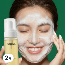 파더마 시카 병풀 6600ppm 어성초 약산성 버블 폼클렌징, 2개, 200ml