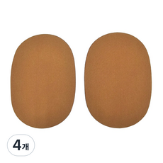 스웨이드 패치 의류 수선패치 세무 와펜 포인트용 무릎패치 팔꿈치 13컬러, 탄브라운(1장), 4개