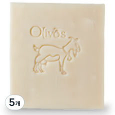 올리보스 엑스트라 버진 올리브 오일 고트 밀크 솝, 150g, 5개