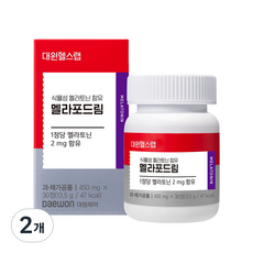 [본사직영] 대원제약 대원헬스 식물성 멜라토닌 함유 멜라포드림, 2개, 30정