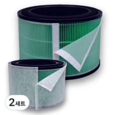 LG 공기청정기 퓨리케어 필터 360 해파+탈취+펫케어망+필터세이퍼 호환, 2세트, 2.AS122VAW