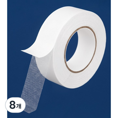 대한살림 자국없는 초강력 양면테이프 20mm x 5m, 8개, pure white