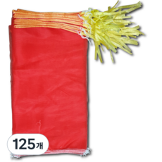 다용도 양파망 20kg 40 x 80cm, 125개, 빨강