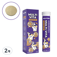 헬시얌 10종 멀티 비타민 종합 영양제 면역 감기 활력 강아지 고양이, 30회분, 종합영양제, 2개