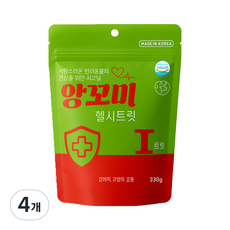 앙꼬미 헬씨트릿 강아지 고양이 겸용 영양제 I트릿 330g, 4개, 면역/항산화, 33회분