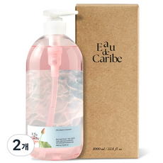 [만족도98%손상모 탈모샴푸] 오드 카리브 10만PPM 맥주효모 1000ml 샴푸 로즈머스크향, 2개, 1L