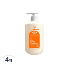 폴메디슨 키즈 아토 바스앤샴푸 무향, 1077ml, 4개