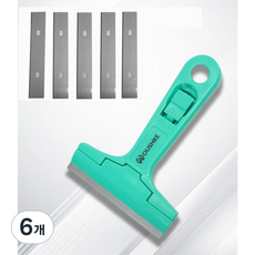 INVEN* 인벤 고급 오우스케 다용도 플라스틱 스크래퍼 @안전2중포장@ 원터치 교체 칼날 헤라, 6개