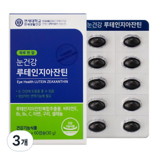 연세 생활건강 눈건강 루테인지아잔틴 60일분 황반 색소, 60정, 3개