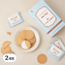 우리밀 우유웨이퍼 선물세트 쇼핑백포함, 2세트, 144g