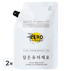 몬더스 담은유자 제로 차, 450g, 1개입, 2개